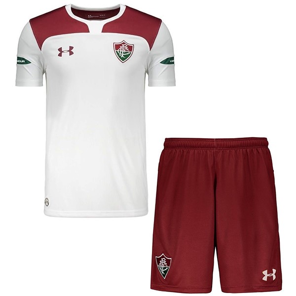 Trikot Fluminense Auswarts Kinder 2019-20 Rote Weiß Fussballtrikots Günstig